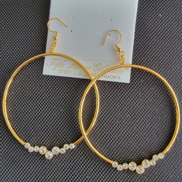 Fifth Avenue Hoop Earrings - Picture 1 of 4